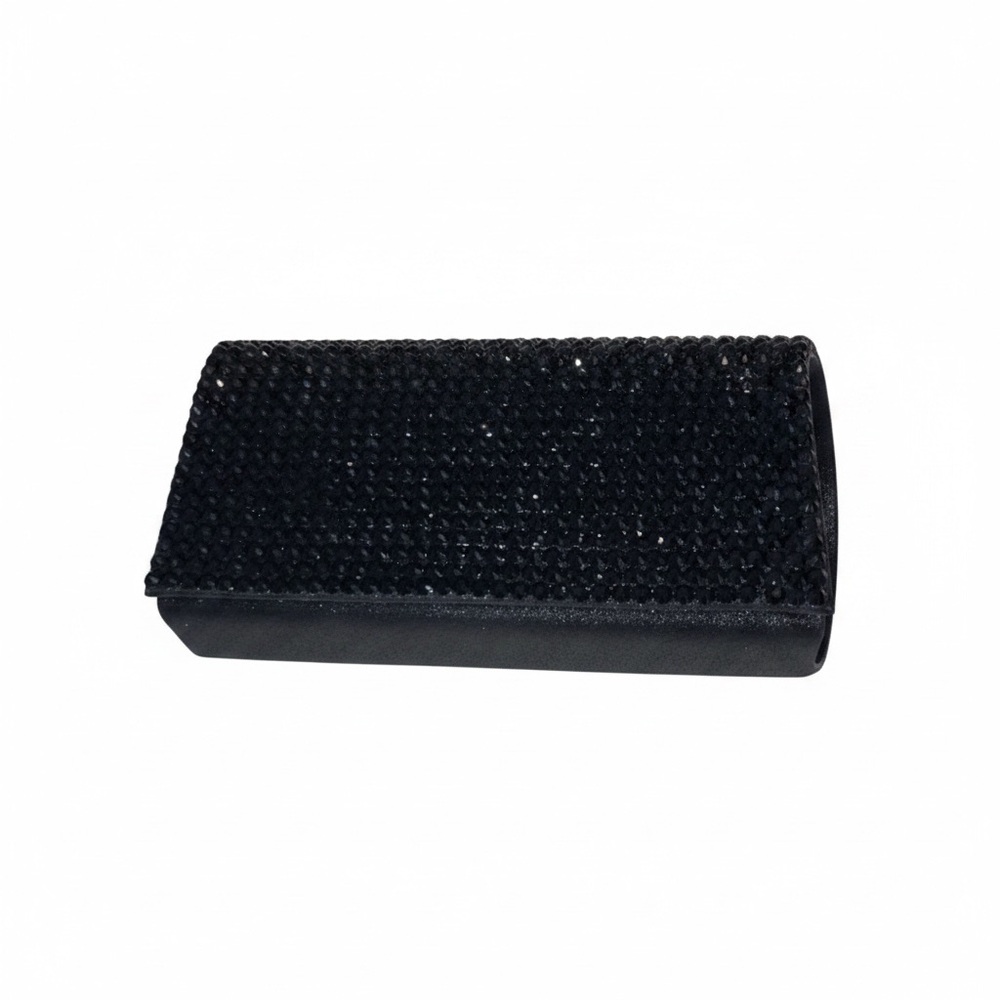 Sequin Black Clutch